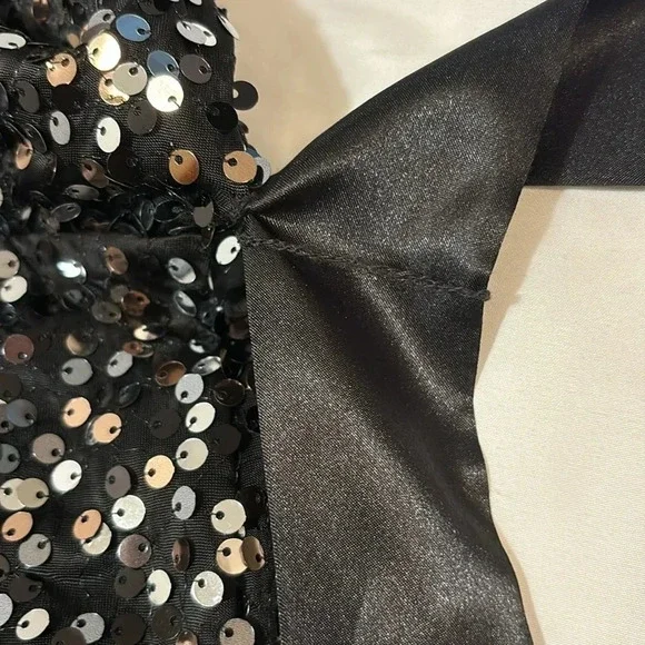 Bisou Bisou Black Party Sparkle Dress size 6 - Picture 7 of 9